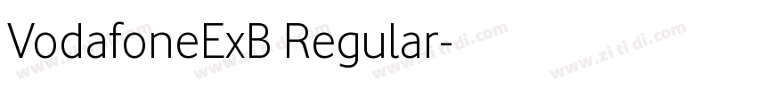 VodafoneExB Regular字体转换